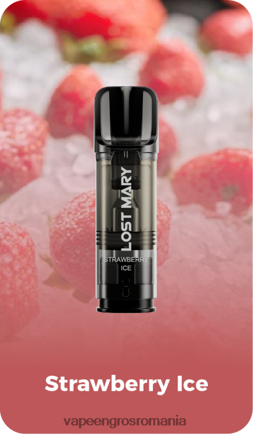 Romania Vape Distributor gheata de capsuni N48BL430 LOST MARY Tappo păstăi de schimb pre-umplute
