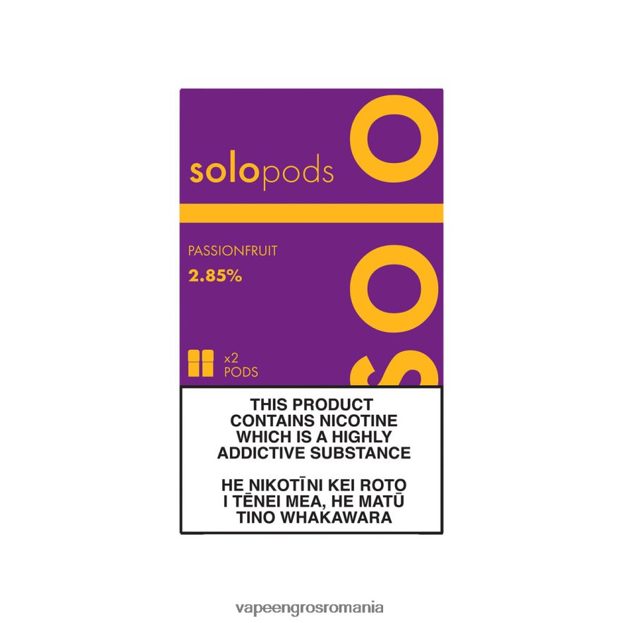 Vape Romania Shop 2T22TP56 - Solo capsule de înlocuire pachet de 2 fructul pasiunii