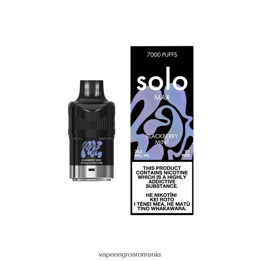 Vape En-Gros Romania 2T22TP73 - Solo MAX păstaie menta de mure