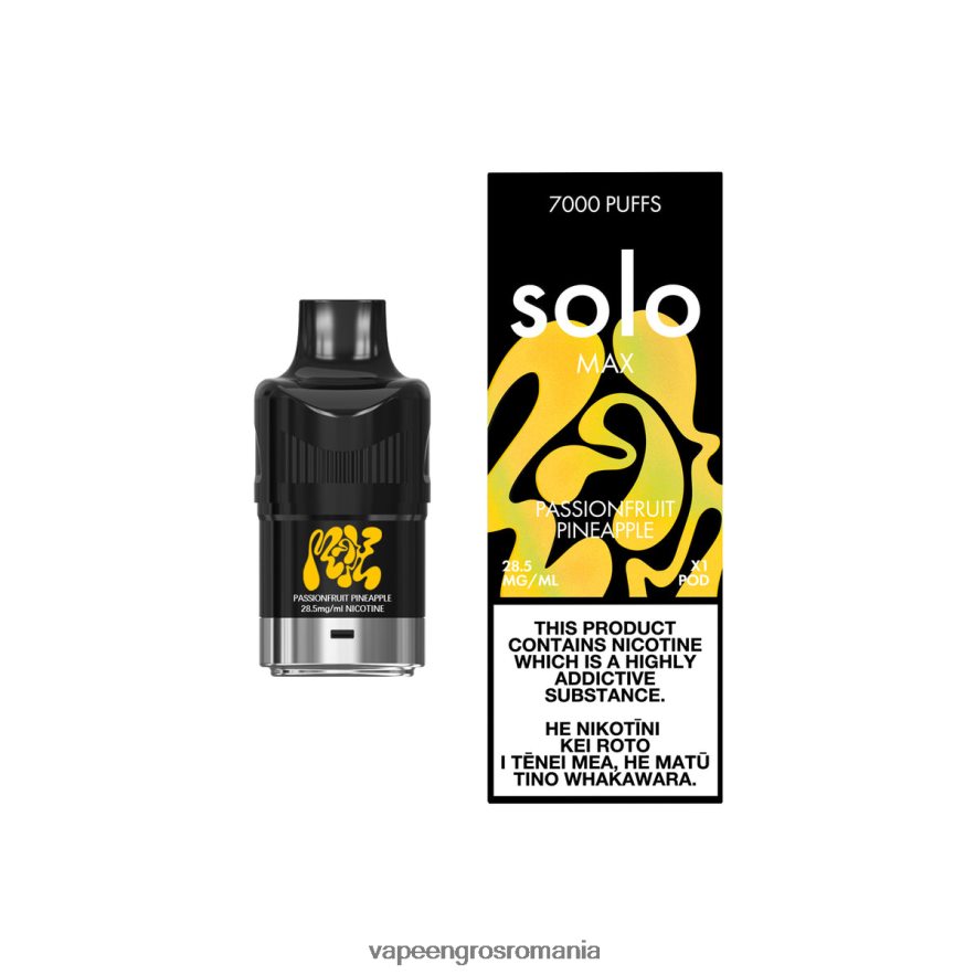 Vape En-Gros Romania 2T22TP81 - Solo MAX păstaie ananas fructul pasiunii