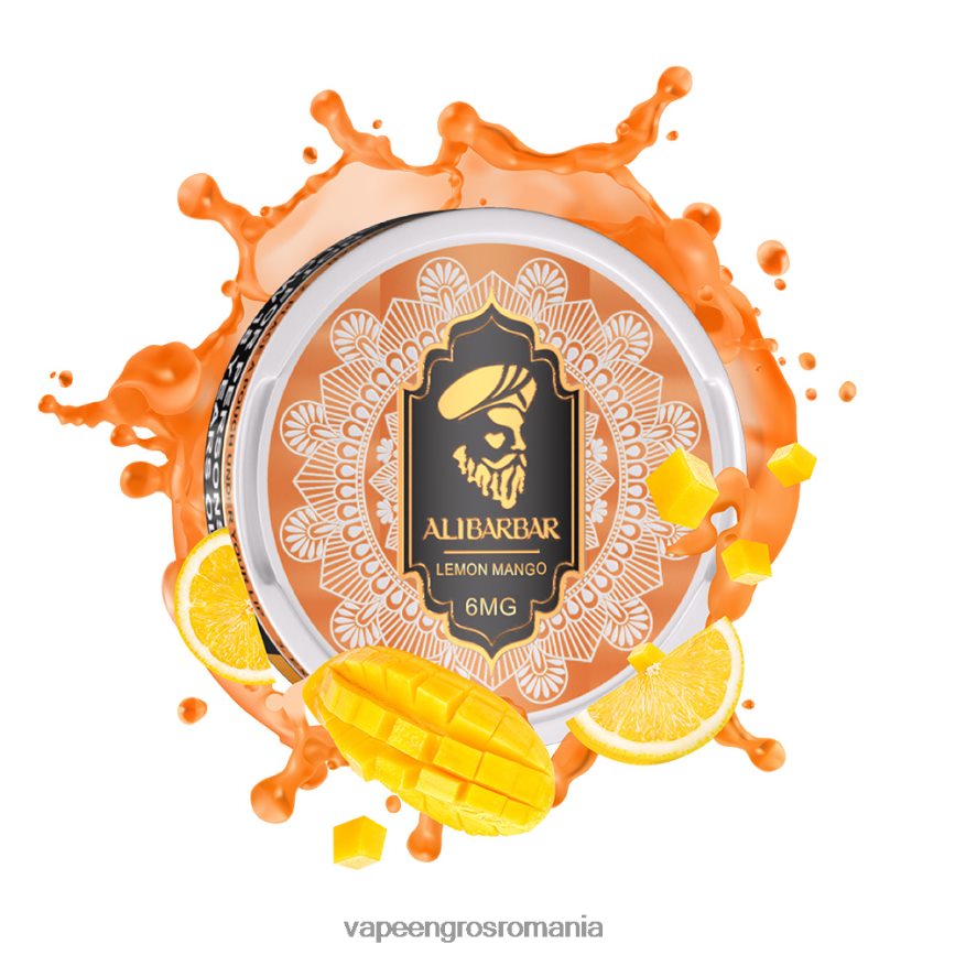 Vape En-Gros Romania lămâie mango N48BL61 ALIBARBAR pungă cu nicotină