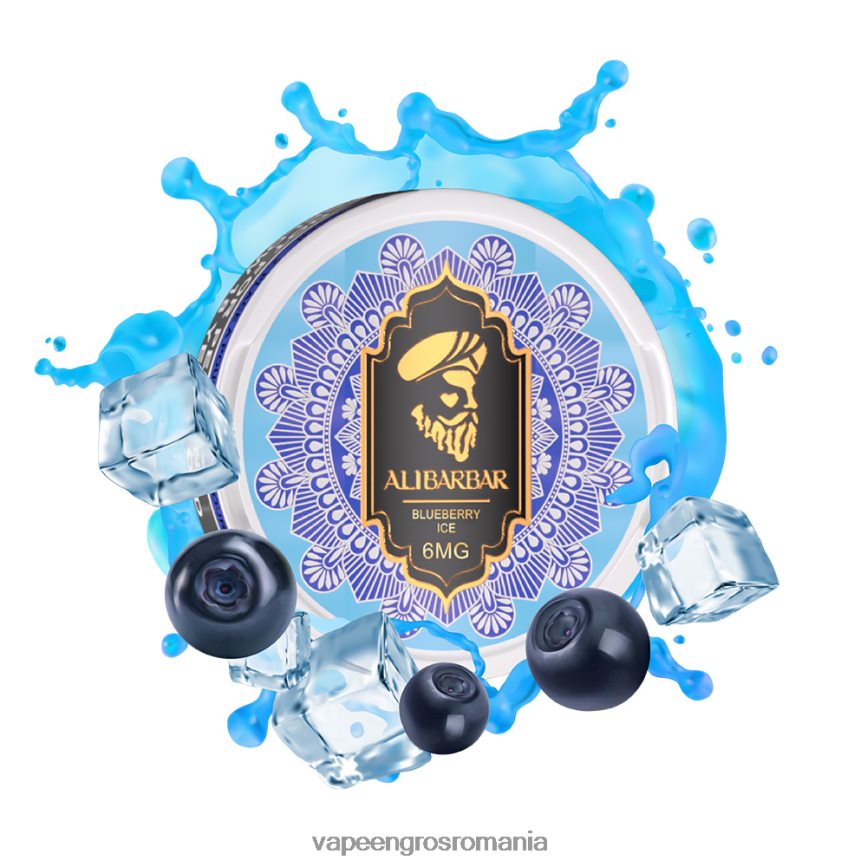 Țigară Electronică Vaporesso gheata de afine N48BL65 ALIBARBAR pungă cu nicotină