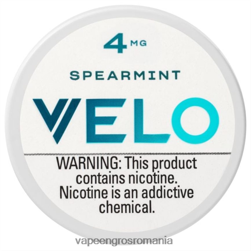 Romania Vape Distributor mentă N48BL40 VELO pungă cu nicotină 4 mg