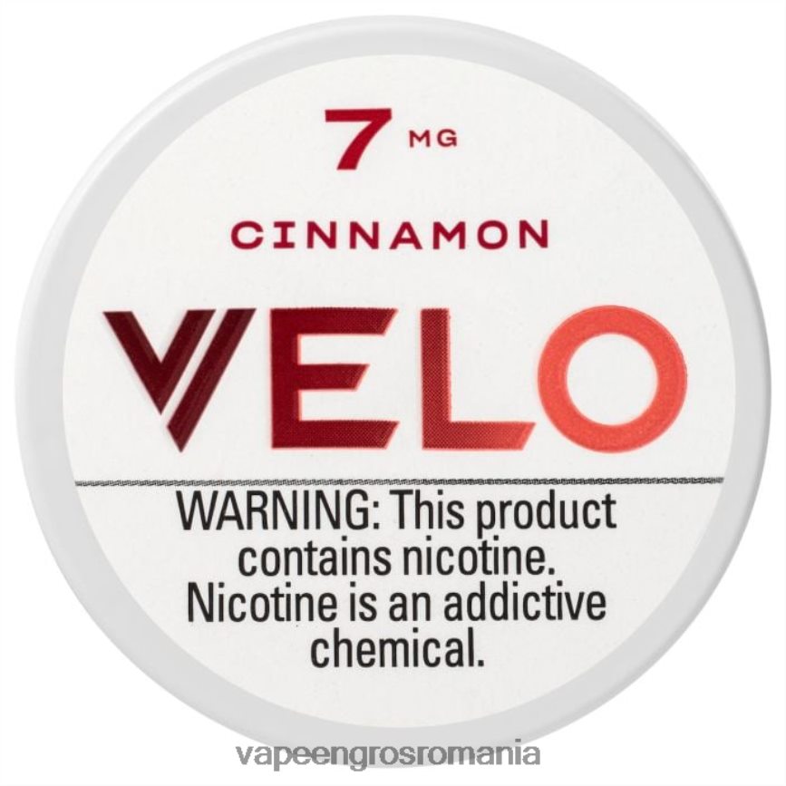 Romania Vape Distributor scorţişoară N48BL50 VELO pungă cu nicotină 7 mg