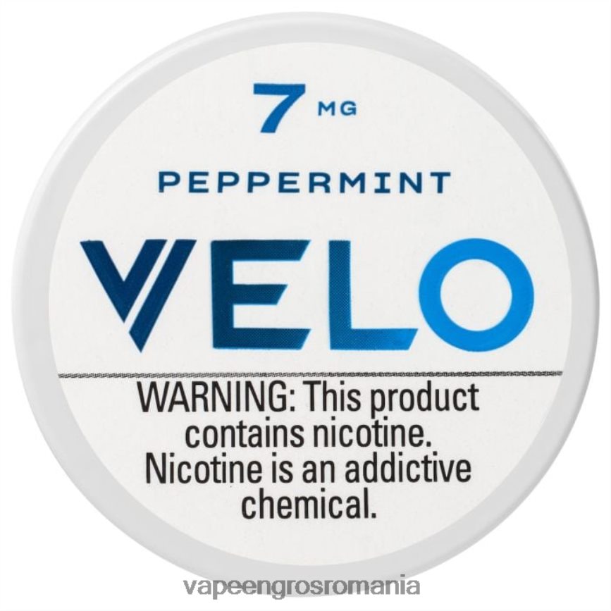 Vape Reincarcabil mentă N48BL49 VELO pungă cu nicotină 7 mg