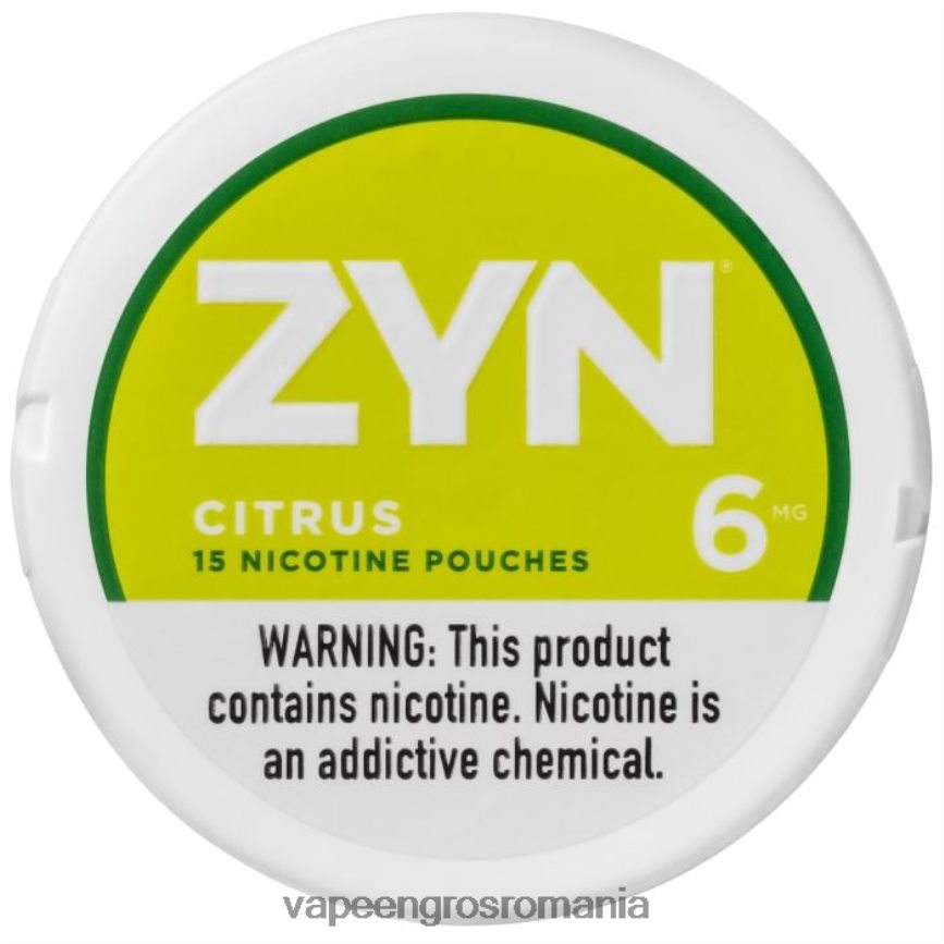 Țigară Electronică Cu Încărcător citrice N48BL17 ZYN pungă cu nicotină 6 mg
