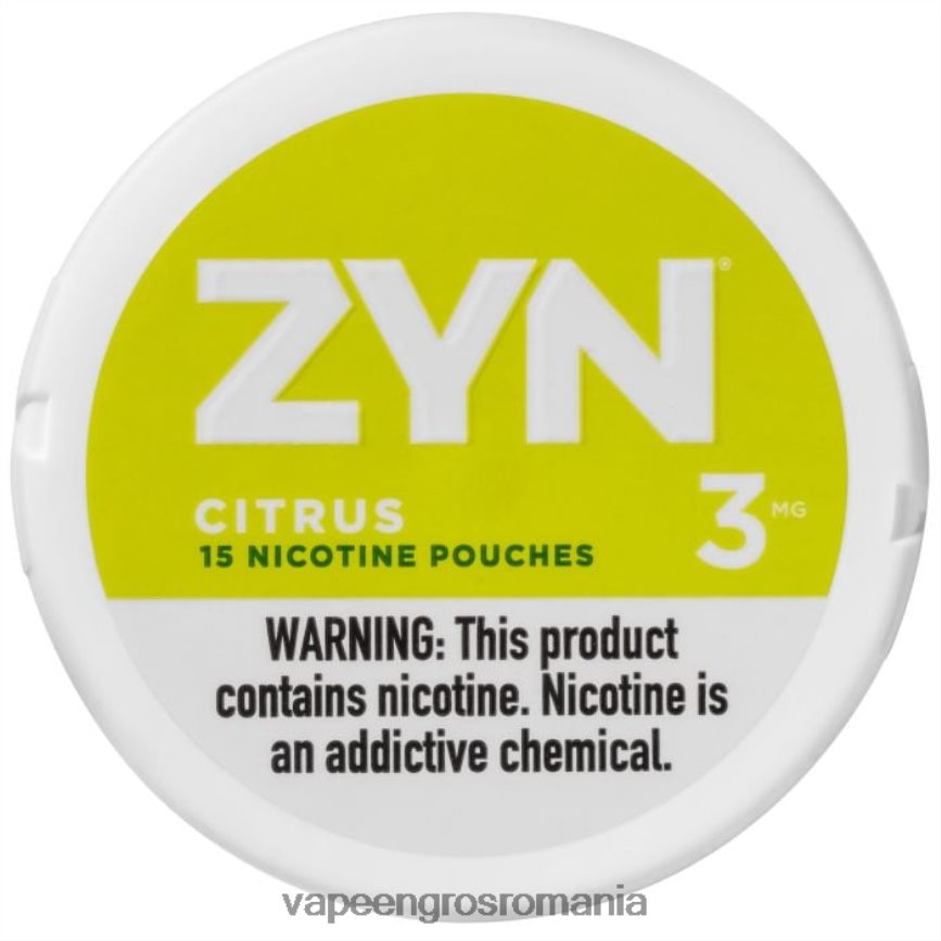 Țigară Electronică Cu Încărcător citrice N48BL27 ZYN pungă cu nicotină 3 mg