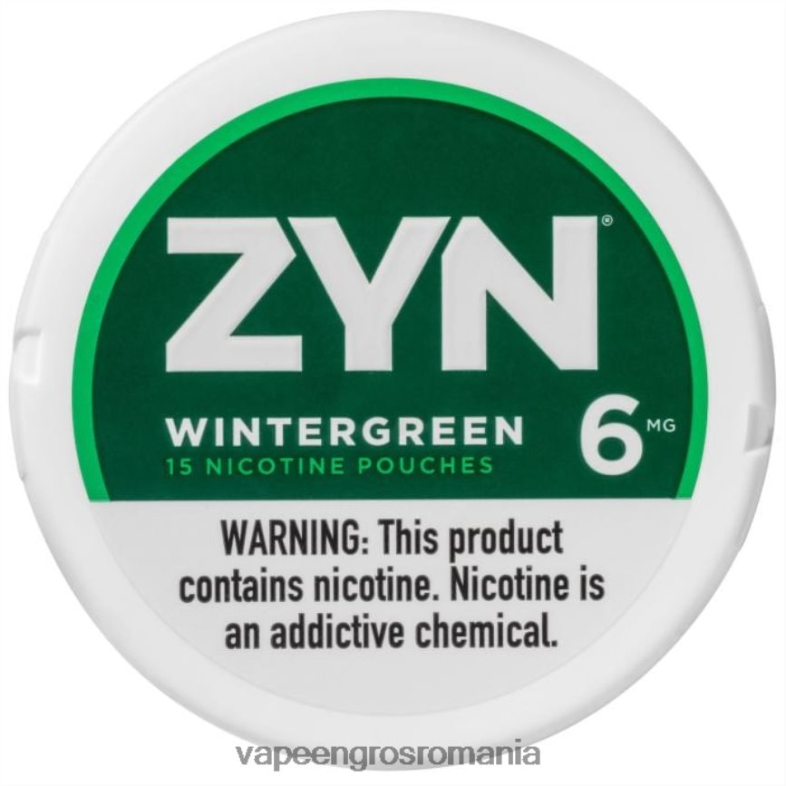 Țigară Electronică Preț iarna verde N48BL14 ZYN pungă cu nicotină 6 mg