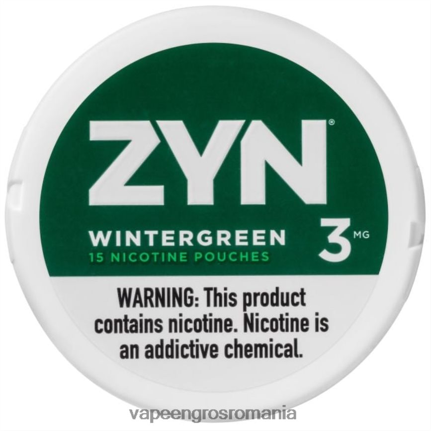 Țigară Electronică Preț iarna verde N48BL24 ZYN pungă cu nicotină 3 mg