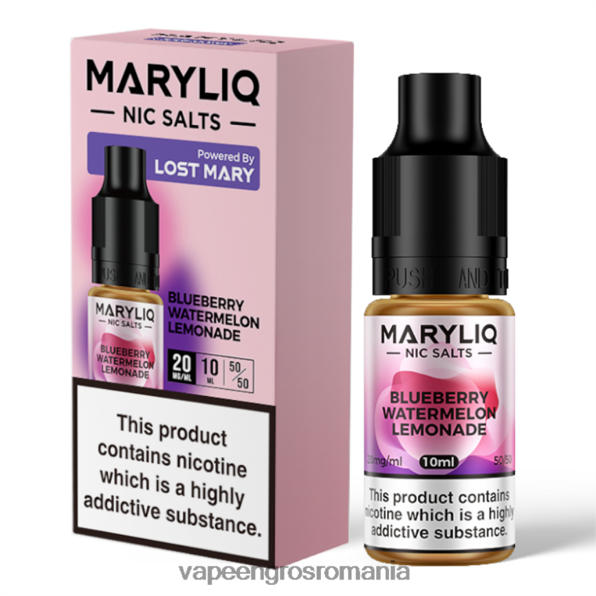 Puff Vape En Gros limonada de afine pepene verde N48BL442 LOST MARY MARYLIQ săruri nic - 10ml - 20mg