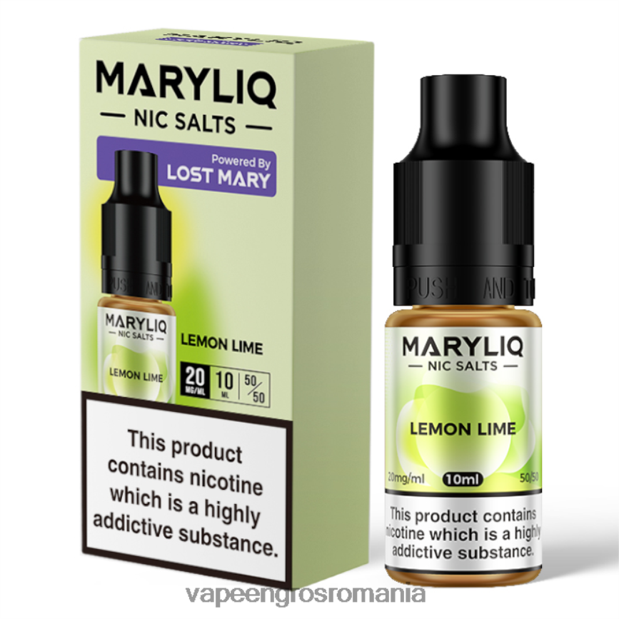 Țigară Electronică Cu Încărcător lamaie limeta N48BL447 LOST MARY MARYLIQ săruri nic - 10ml - 20mg