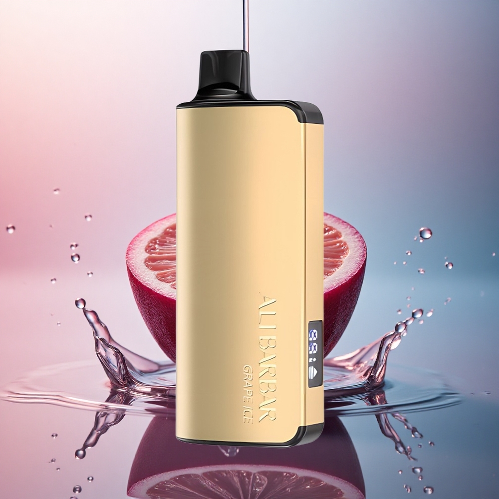 Alibarbar Ingot 9000 Puffs Gheață de Struguri cu 2350mAh și 22ml