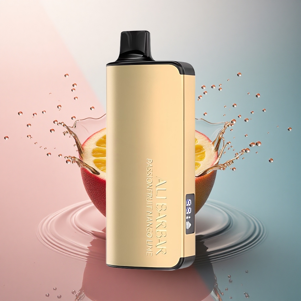 Alibarbar Ingot 9000 Puffs Maracujă Mango Lime cu Baterie 2350mAh și Rezistență 1.2 Ohm