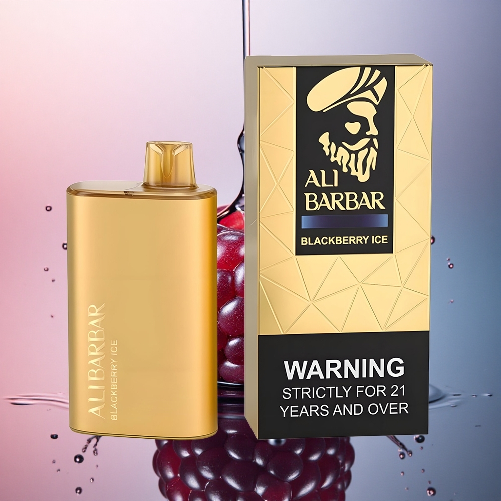 Alibarbar Rich 8000 Puffs Zmeură Neagră Gheață 2000mAh 20ml