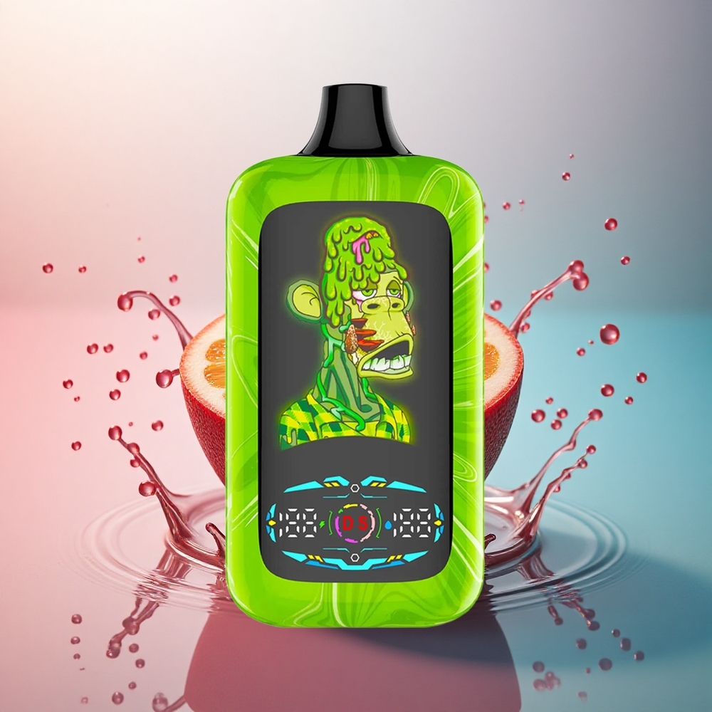 Fumot Digital Monkey 20000/40000 Puffs Explozia Tropicală a Curcubeului cu 850 mAh și Conținut de Nicotină 5%