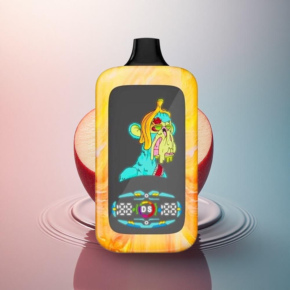 Fumot Digital Monkey 20000/40000 Puffs Măr Dublu cu Coil Dual și 850 mAh