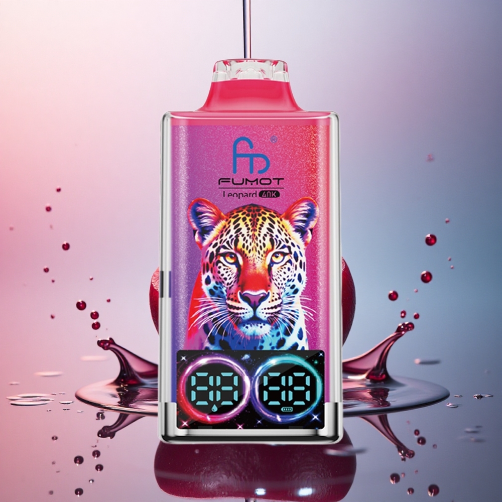 Fumot Leopard 40K Puffs Afine Coacăze Vișine 5% Nicotină 700mAh Dual Mesh