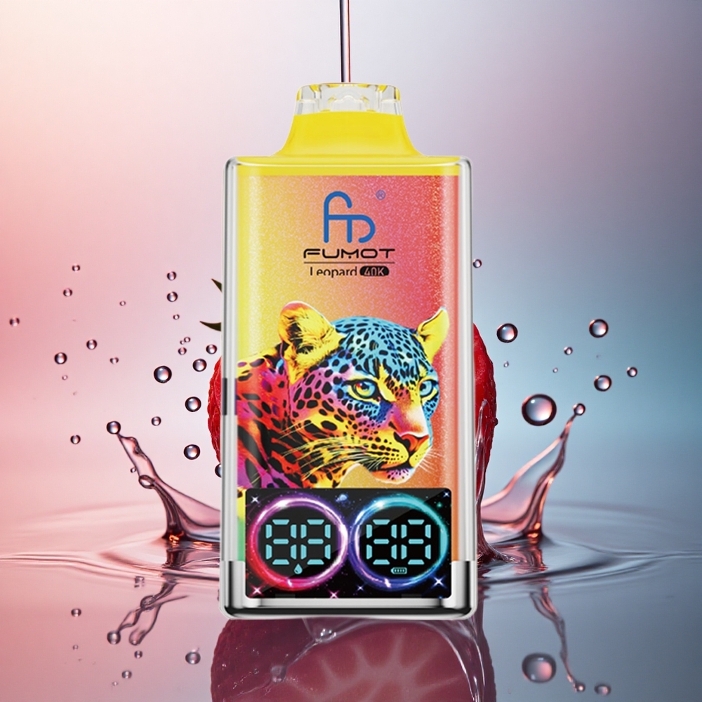 Fumot Leopard 40K Puffs Caisă Gheață Dual Mesh 5% Nicotin 700mAh
