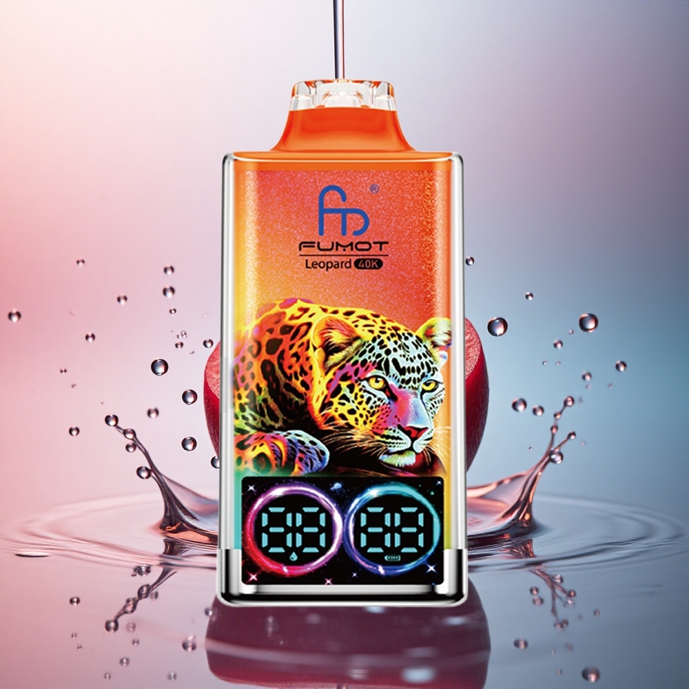 Fumot Leopard 40K Puffs Gheață de Cireșe Dual Mesh 5% Nicotină 700mAh