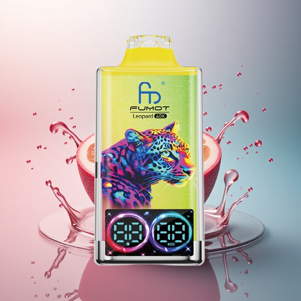 Fumot Leopard 40K Puffs Limonadă Roz Fără Nicotină 700mAh Dual Mesh
