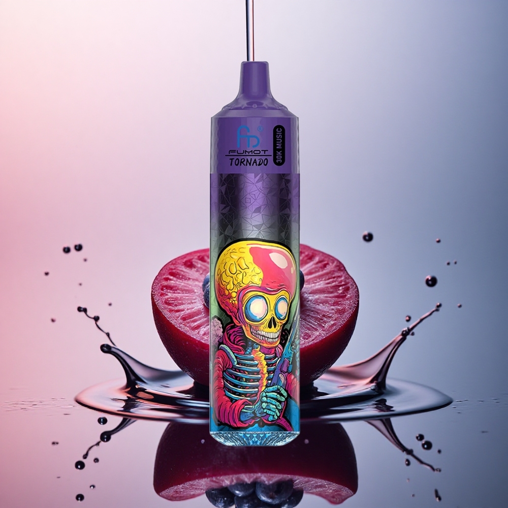 Fumot Randm Tornado 30000 Puffs Afine Negre cu Nicotină 5% și Baterie 600mAh