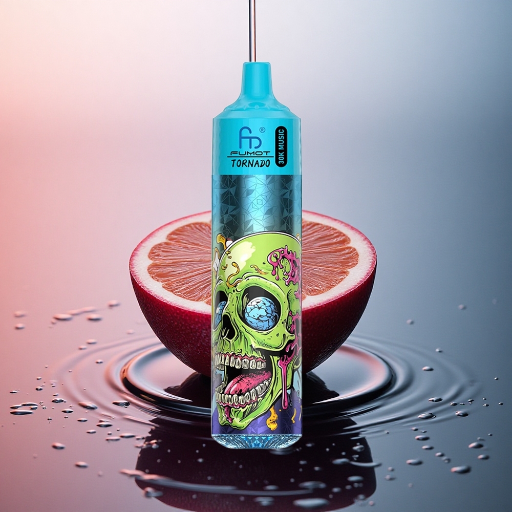 Fumot Randm Tornado 30000 Puffs Gheață Neagră 30mL 5% Nicotină 600mAh