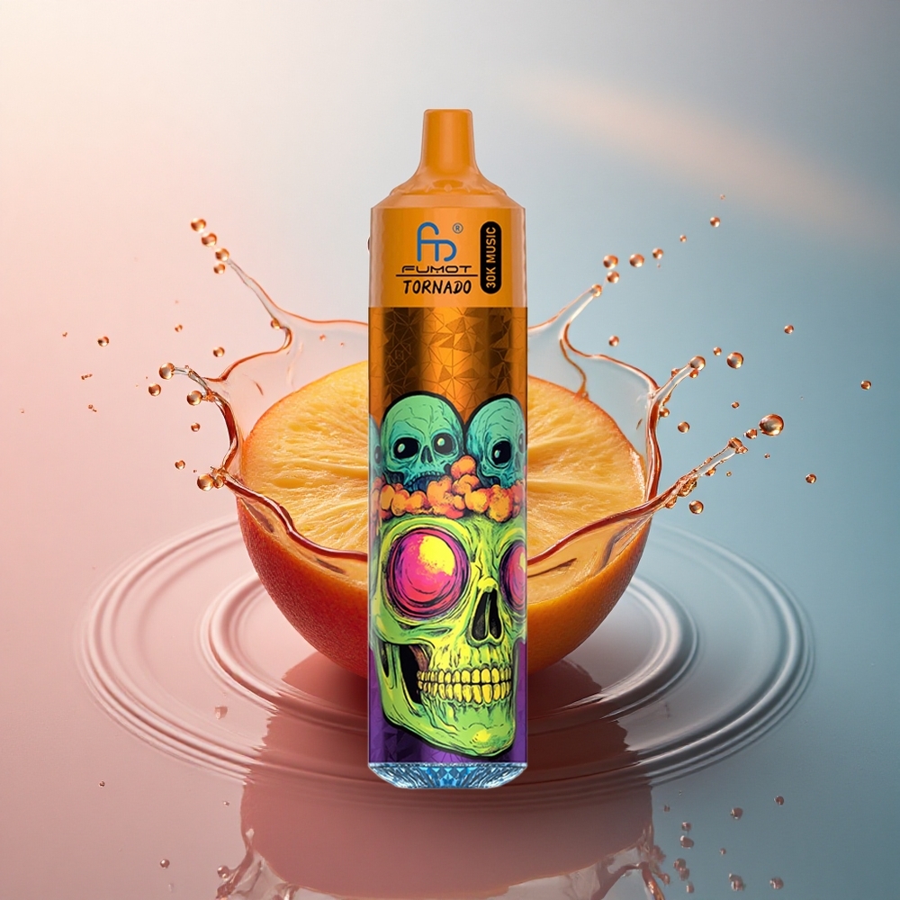 Fumot Randm Tornado 30000 Puffs Mango Triplu cu 30mL și 5% nicotină