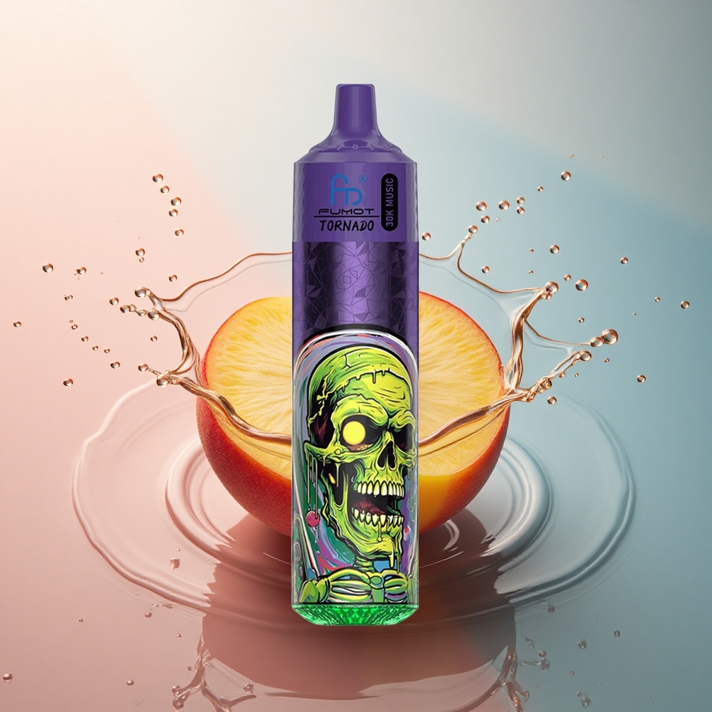 Fumot Randm Tornado 30000 Puffs Piersic Mango Ananas cu Nicotină 5% și Baterie 600mAh