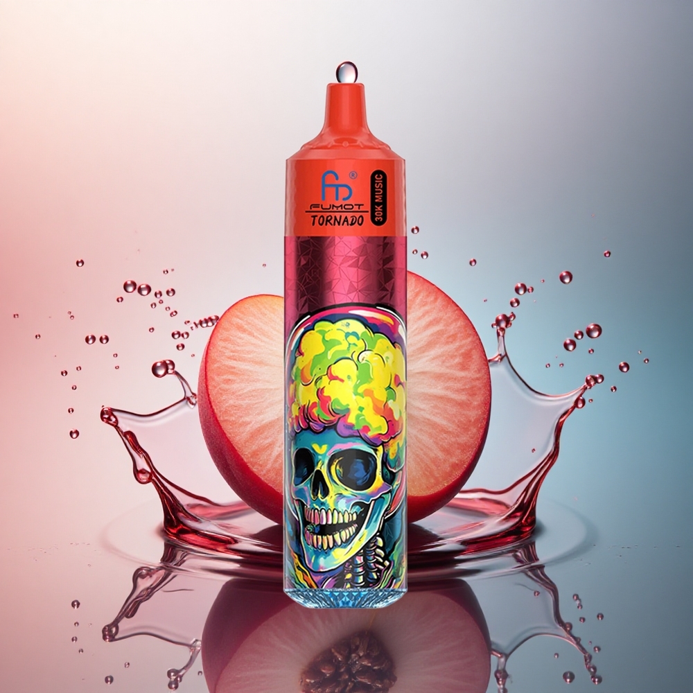 Fumot Randm Tornado 30000 Puffs Piersici și Fructe de Pădure cu Nicotină 5% și Baterie 600mAh