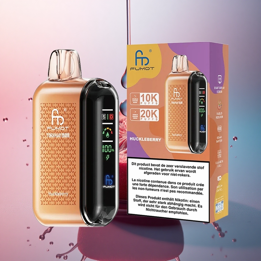 Fumot Tornado 20000 Puffs Afionarul Dual Mesh 20ml Nicotină 2%