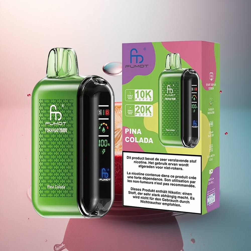 Fumot Tornado 20000 Puffs Ananas Colada Dual Mesh 20ml 850mAh