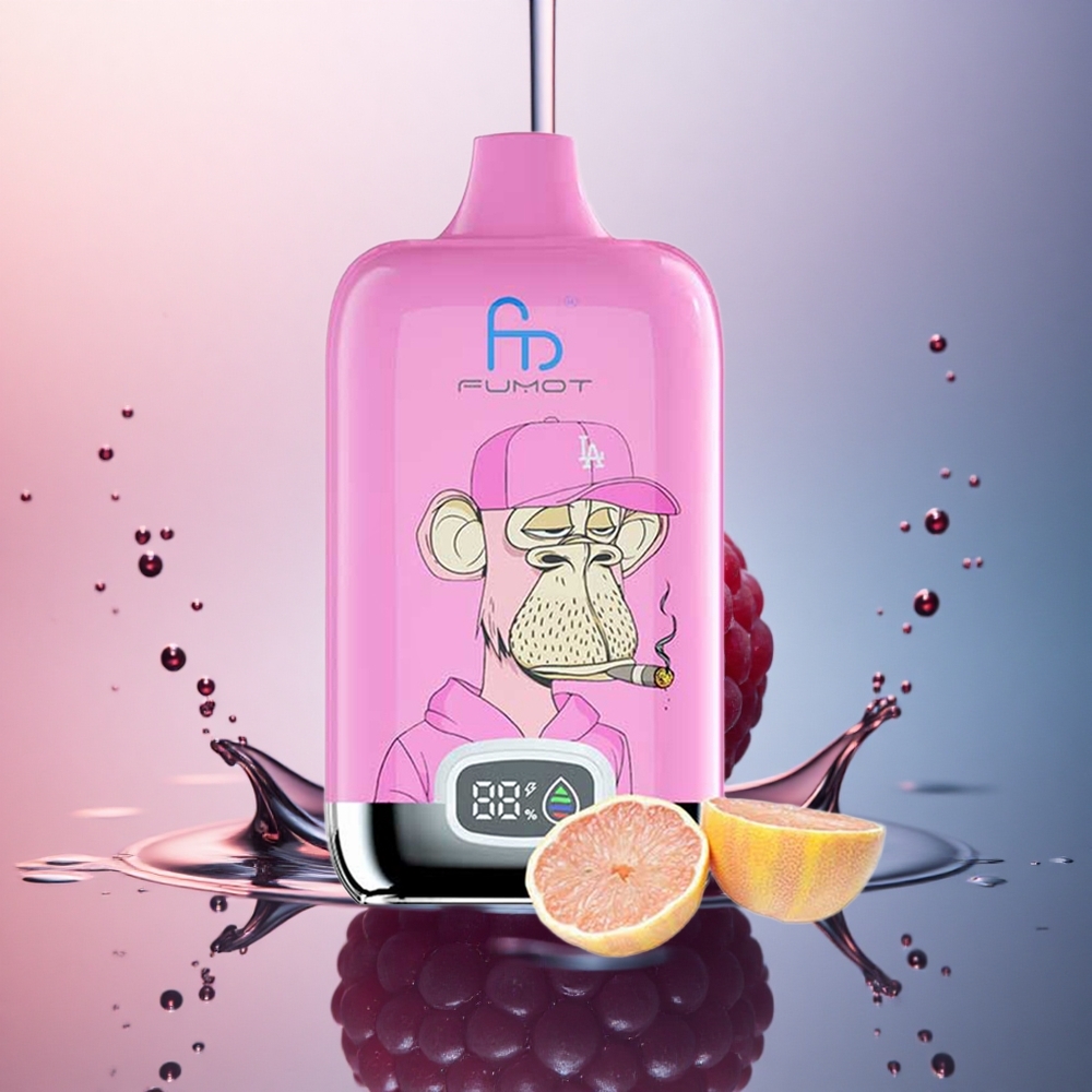 Fumot Tornado Digital Box 12000 Puffs Afine Mure Zmeură cu Nicotină 5% și Baterie 550mAh