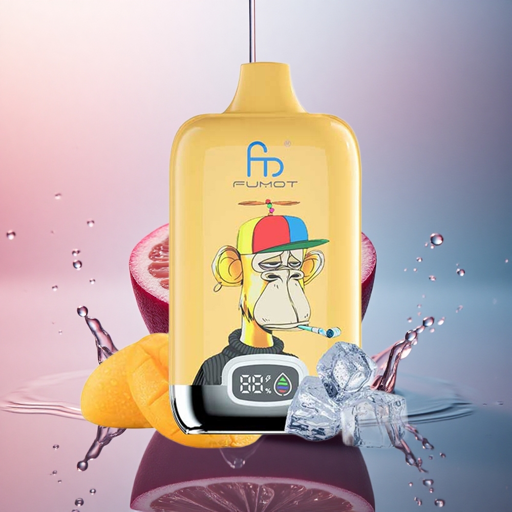 Fumot Tornado Digital Box 12000 Puffs Gheață de Struguri cu 550mAh și 20ml