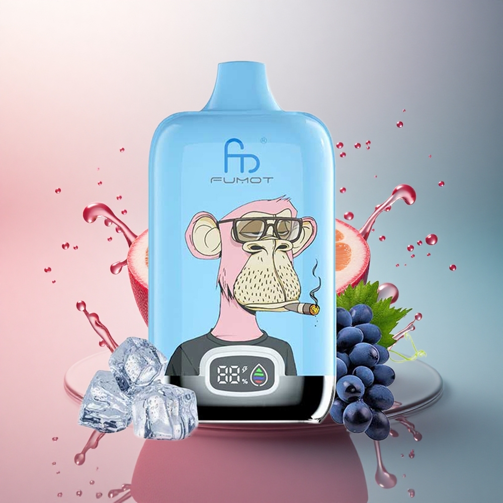 Fumot Tornado Digital Box 12000 Puffs Limonadă Roz cu 550mAh și Coil Mesh