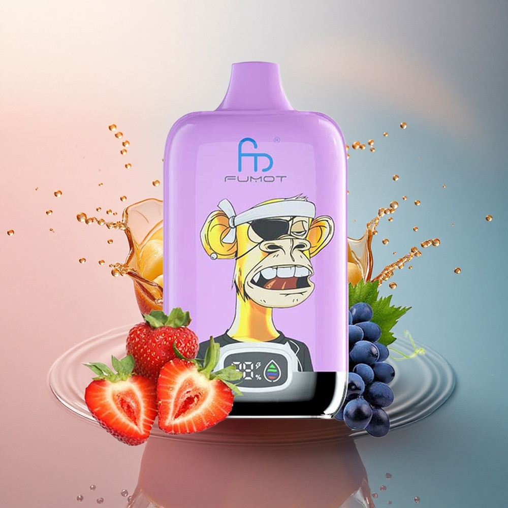 Fumot Tornado Digital Box 12000 Puffs Mango pe Gheață cu 550mAh și 20ml