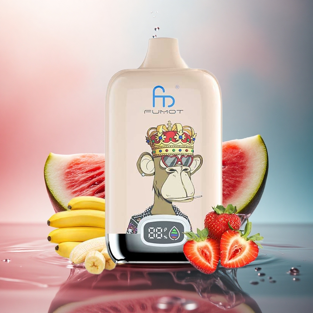 Fumot Tornado Digital Box 12000 Puffs Pepene Gheață Mesh Coil 550mAh