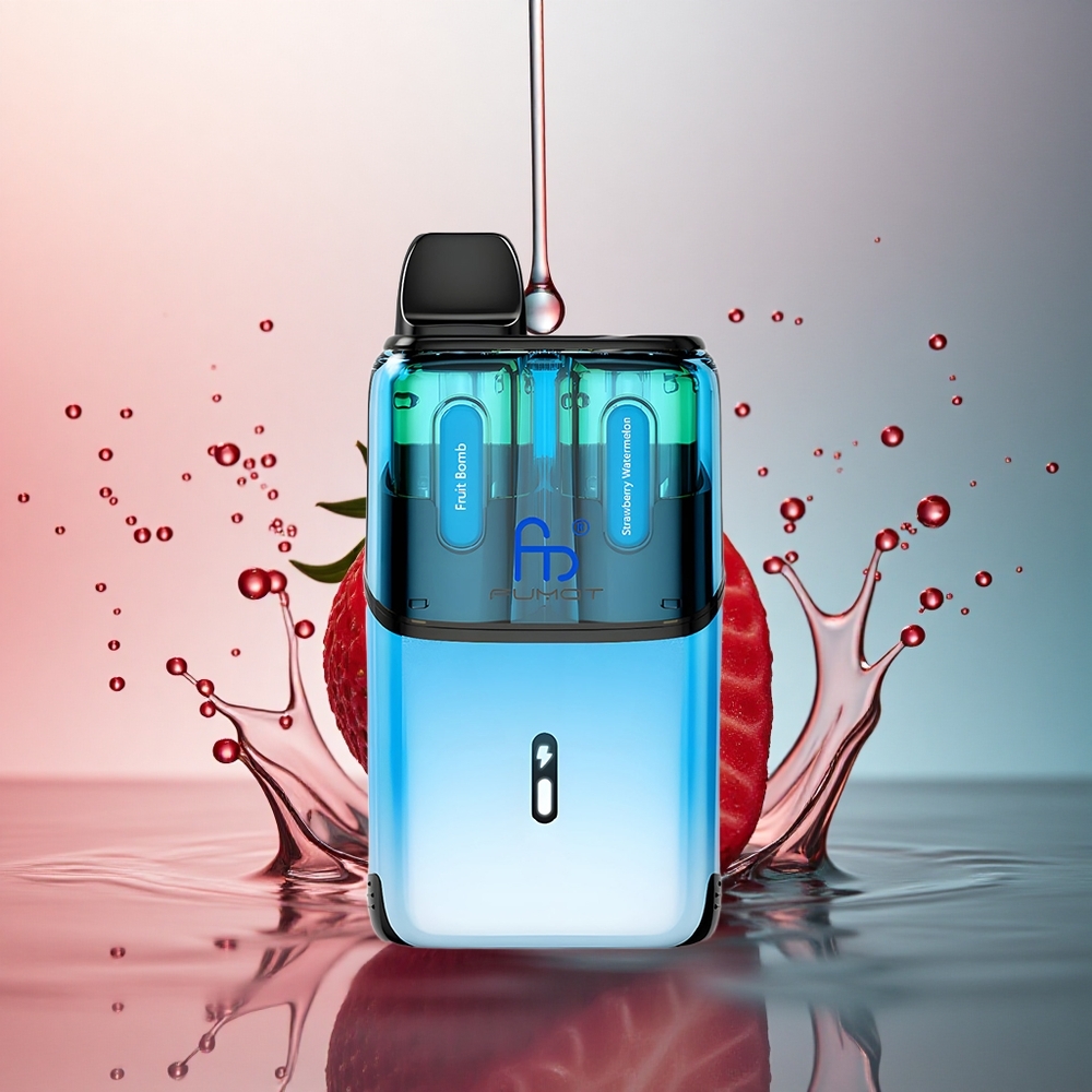 Fumot Ultra T32000 Puffs Bomba de Fructe - Căpșună Pepene Verde cu 20mg Nicotină și 800mAh