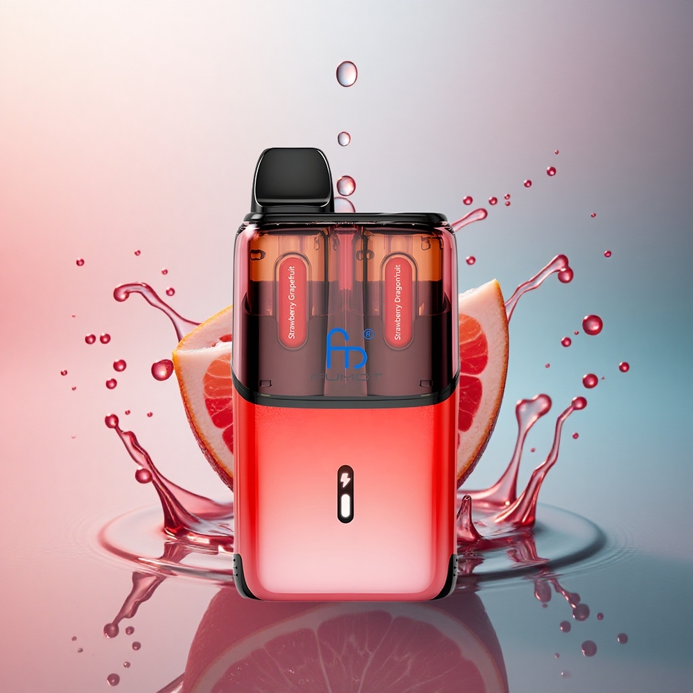 Fumot Ultra T32000 Puffs Capsuni Dragonfruit cu Nicotină 20mg și Baterie 800mAh