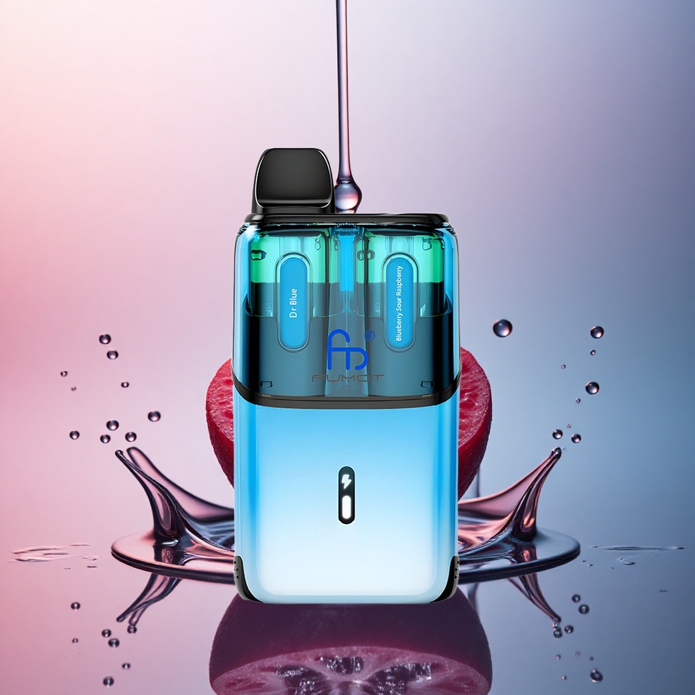 Fumot Ultra T32000 Puffs Dr Albastru - Coacăză Acre Zmeură cu 20mg Nicotină și 800mAh