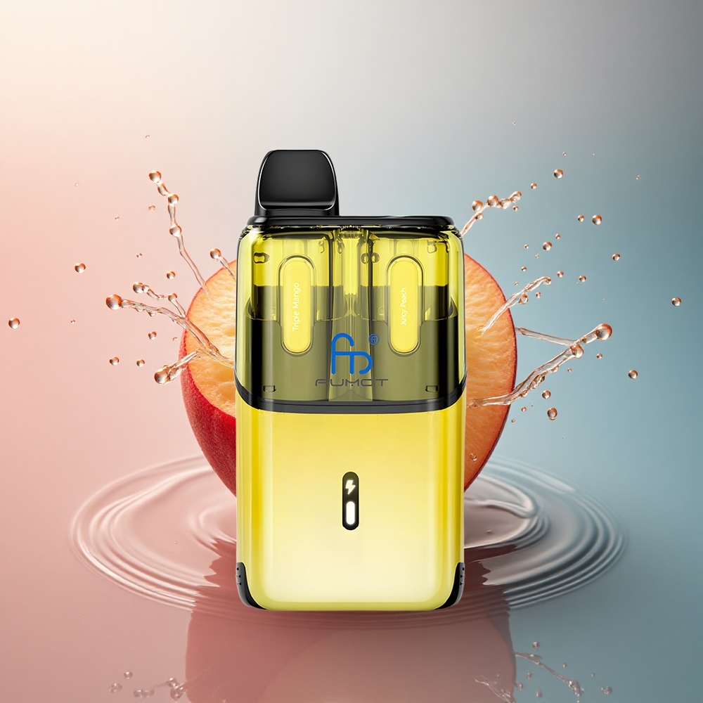 Fumot Ultra T32000 Puffs Triplu Mango - Piersică Suculentă cu 800mAh și Nicotină 20mg