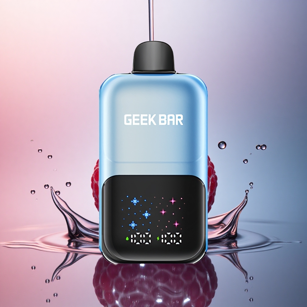GEEK BAR 2GO 20ml 50000 Puffs Afine Dulce-Acrișoară Gheață cu Ecran Interactiv și Baterie Reîncărcabilă