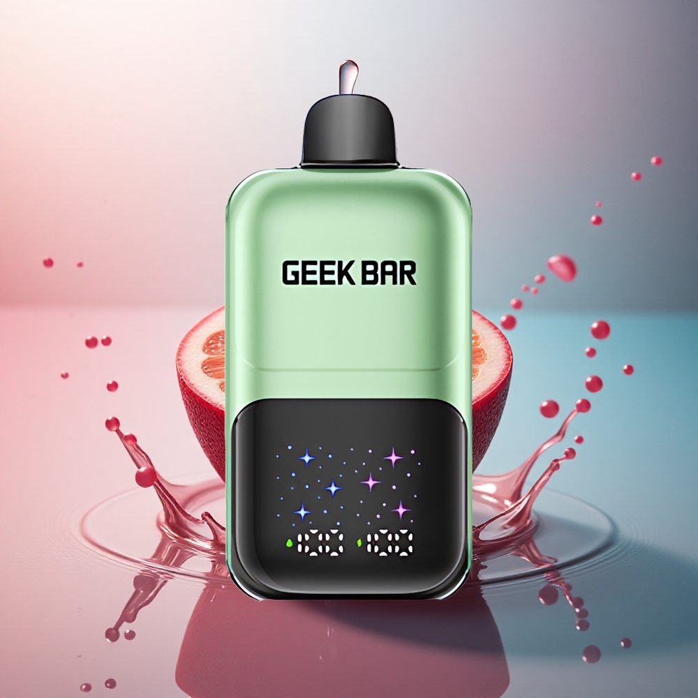 GEEK BAR 2GO 20ml 50000 Puffs Bomboane Aceri & Fructe Aceri cu Ecran Mare, Reîncărcabil, 5% Nicotină