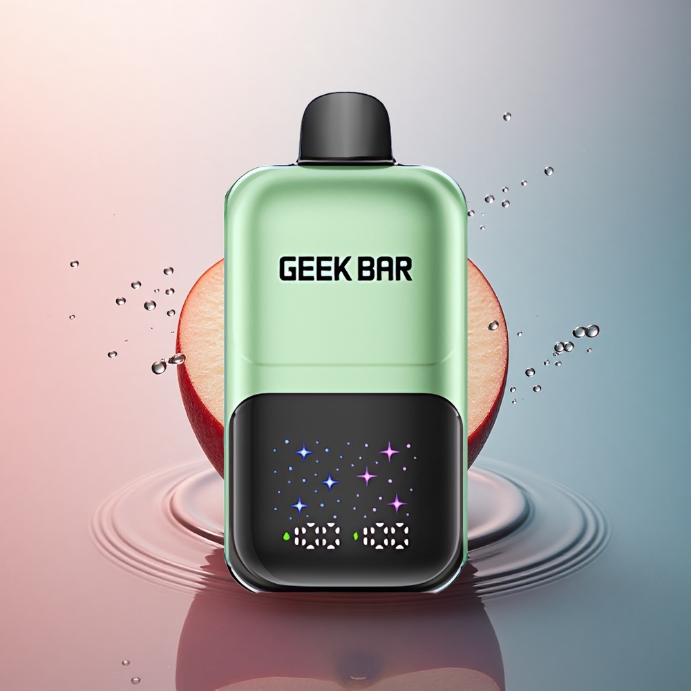 GEEK BAR 2GO 20ml 50000 Puffs Măr Dublu A&B cu Ecran Interactiv și 5% Nicotină