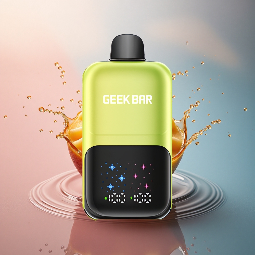 GEEK BAR 2GO 20ml 50000 Puffs Mango Gheață din Mexic cu Ecran Interactiv și 5% Nicotină