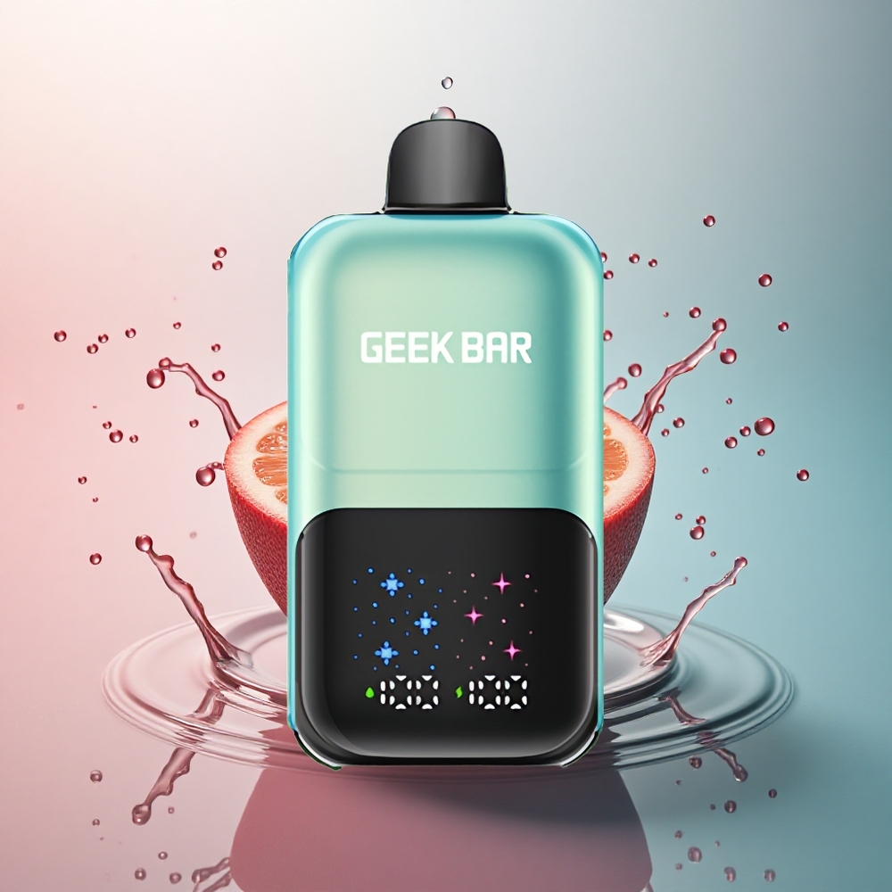 GEEK BAR 2GO 20ml 50000 Puffs Mentă Rece Gheață cu Ecran Interactiv și 5% Nicotină