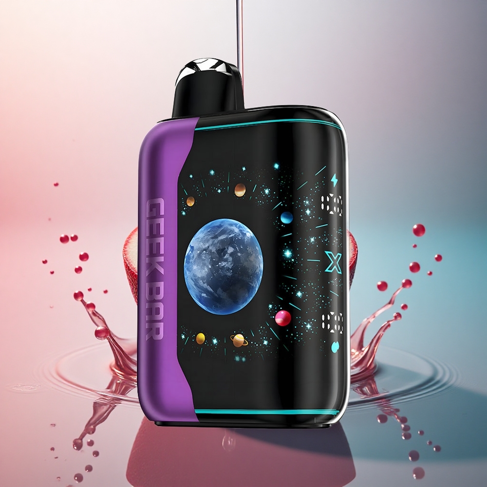 GEEK BAR Platinum Edition 25000 Puffs Cireșă Zmeură Lime cu Nicotină 2% și Încărcare Rapidă USB-C