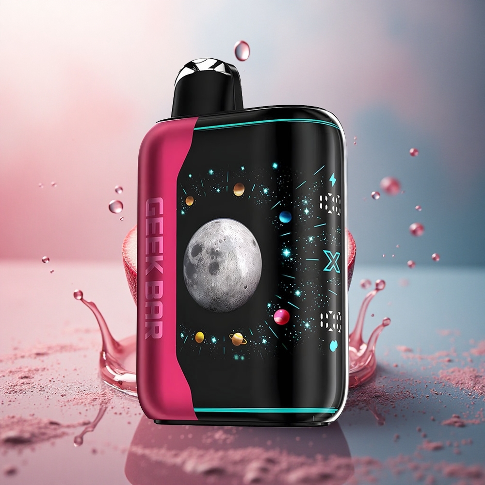 GEEK BAR Platinum Edition 25000 Puffs Praful Roz Acru cu Nicotină 2% și Încărcare Rapidă USB-C