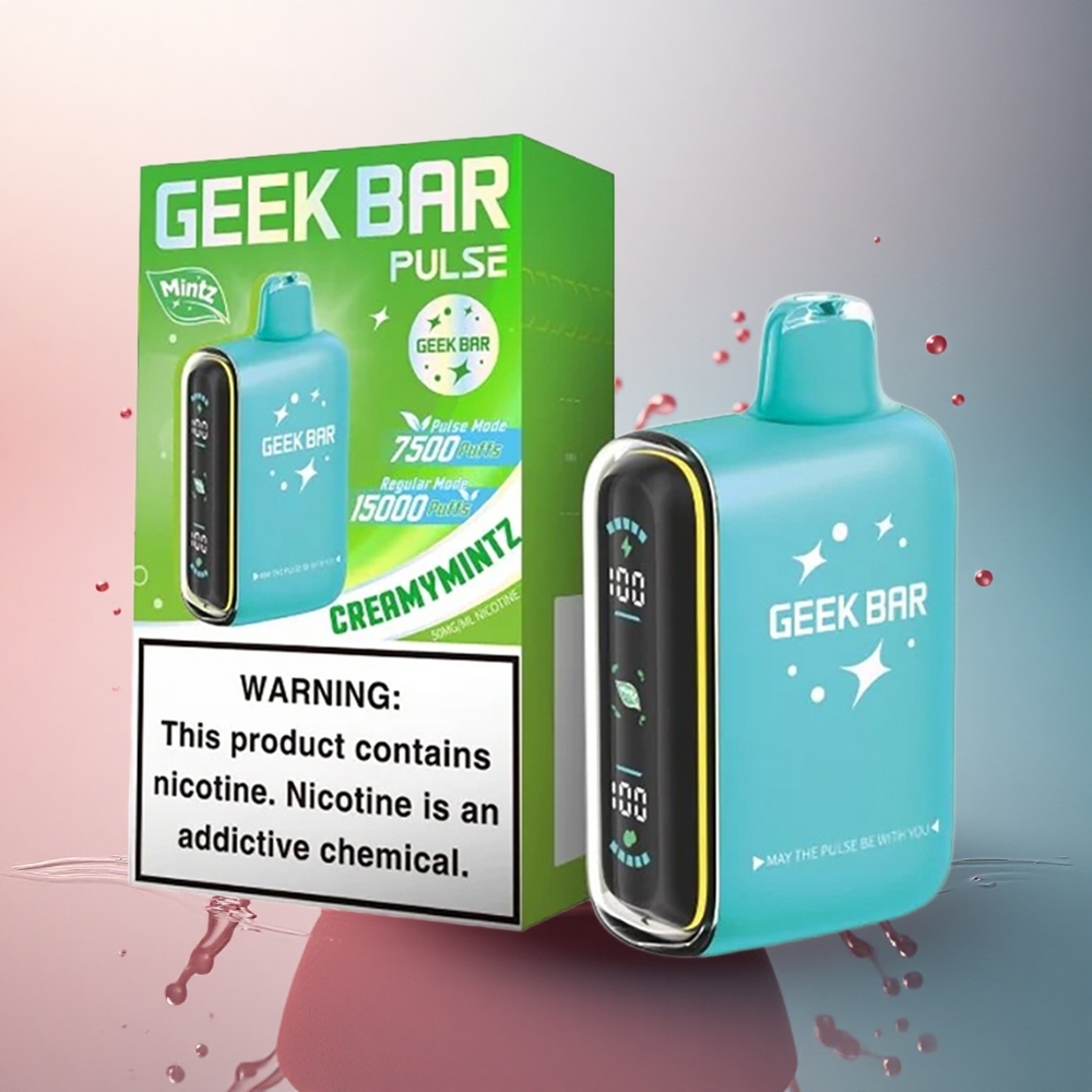 GEEK BAR Pulse 15000 Puffs Ediția Mintz cu 16ML lichid și 650 mAh