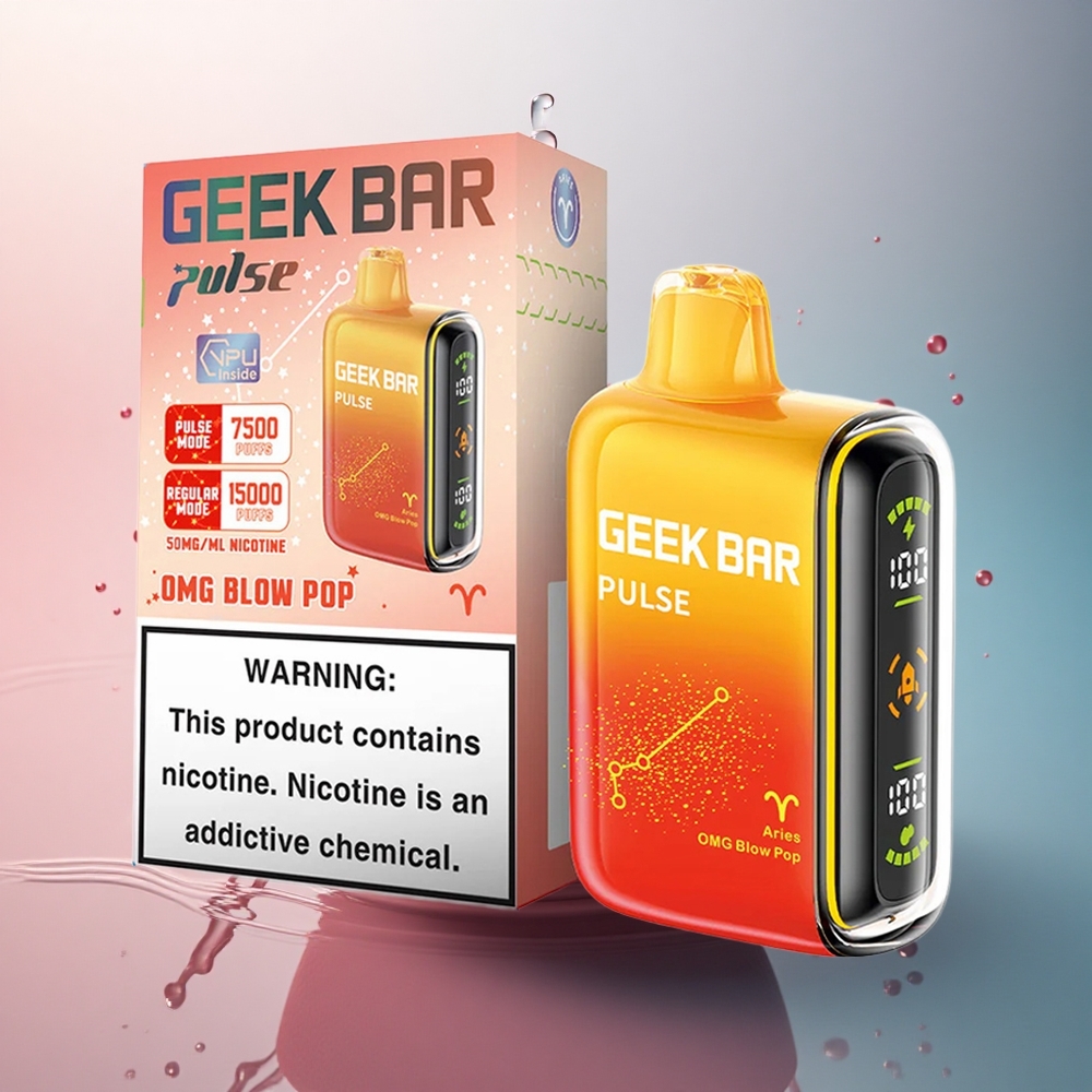 GEEK BAR Pulse 15000 Puffs Geek Bar Puls Ediția Zodiac cu 16ML și 5% Nicotină