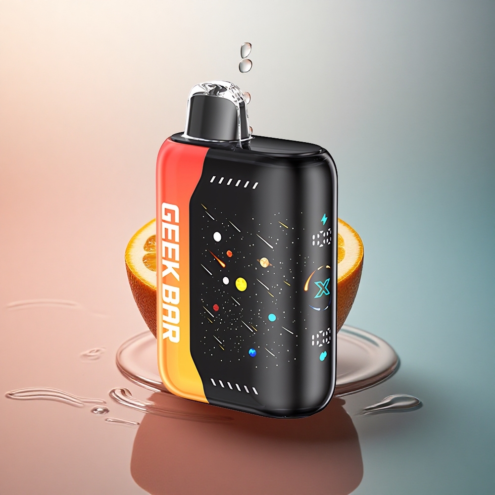 GEEK BAR Pulse X 42K Puffs Meteor Edition Balaur Portocaliu cu Baterie 820mAh și Nicotină 5%